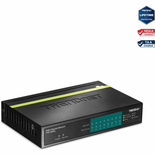 TRENDNET  Tpe-Tg80G 8-Port Gigabit Greennet Poe+ Switch (Tpe-Tg80G)