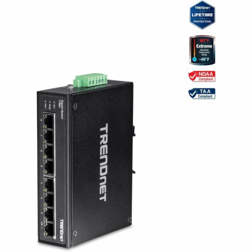 TRENDnet TI-G80 8-port hardened Industrial Gigabit Switch