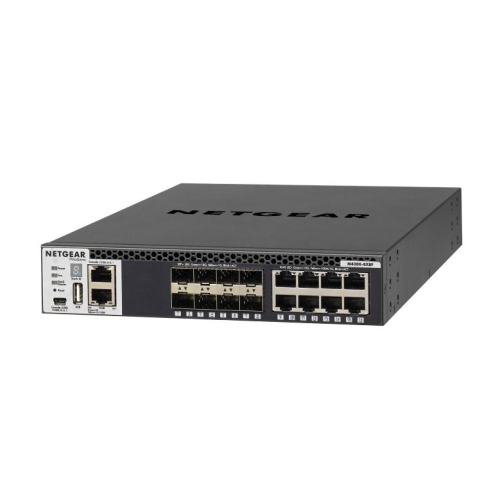 Netgear M4300-8X8F 8-Port RJ45 & 8-Port SFP+ 10G Managed Network Switch -