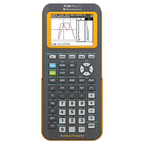 TEXAS INSTRUMENTS  Ti-84 Plus Ce Graphing Calculator-(84Plce/tpk/2L1)