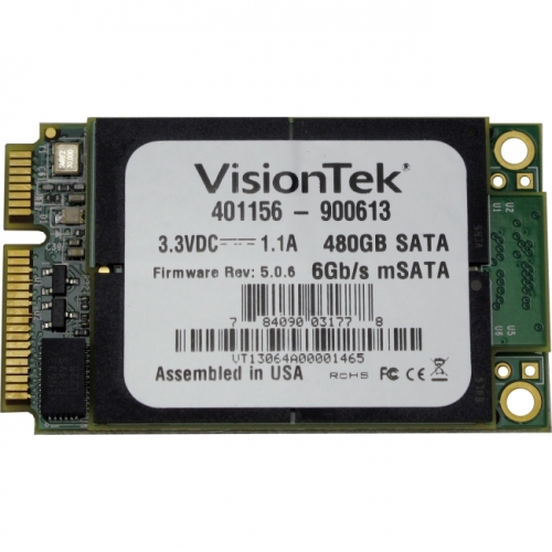 Visiontek 480GB mini-SATA Solid State Drive