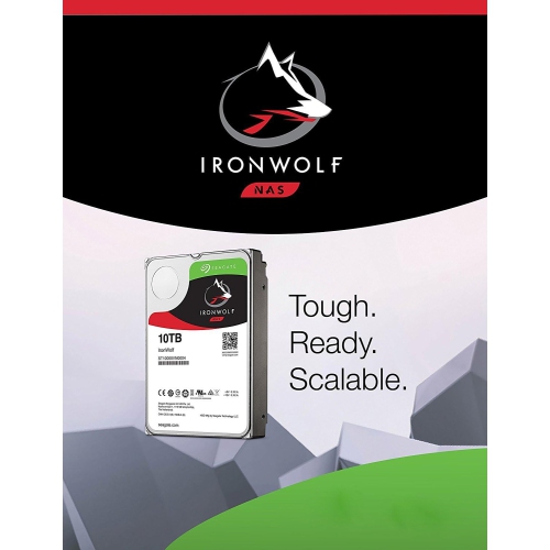 Disque dur interne IronWolf ST10000VN0004 10 To de 3,5 po de Seagate