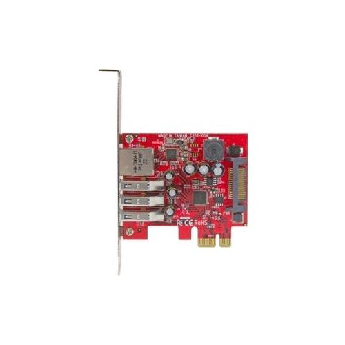 StarTech 3 Port PCI Express USB 3.0 Card + Gigabit Ethernet