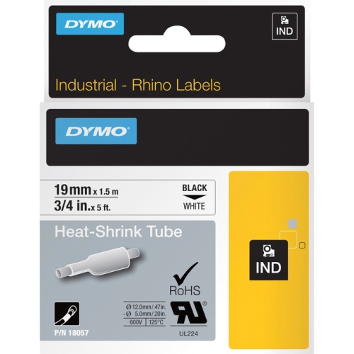 Dymo Rhino Heat Shrink Tube Wire & Cable Label