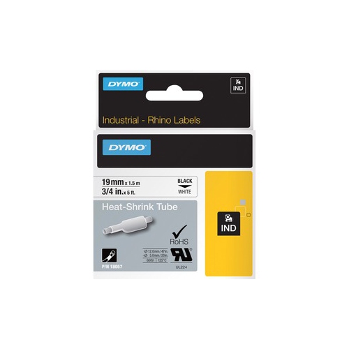 Dymo Rhino Heat Shrink Tube Wire & Cable Label