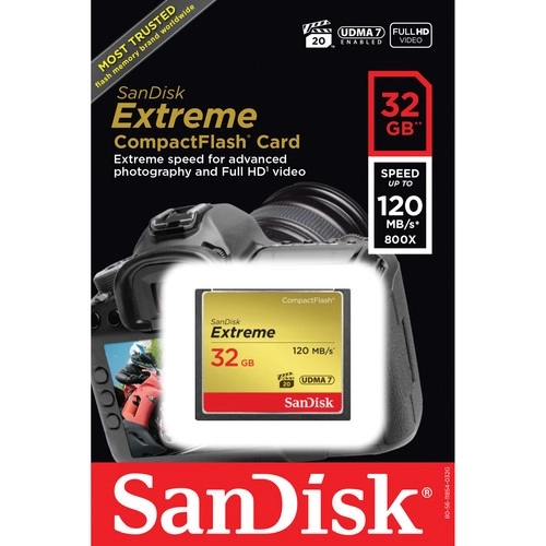 SanDisk Extreme 32 GB CompactFlash SDCFXS-032G-A46