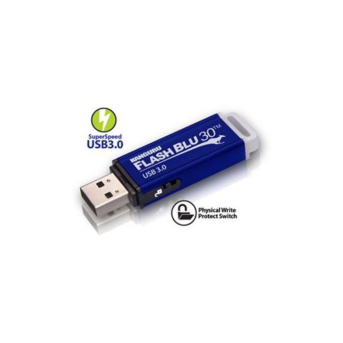 KANGURU SOLUTIONS  Flashblu30 With Physical Write Protect Switch Superspeed USB3.0 Flash Drive