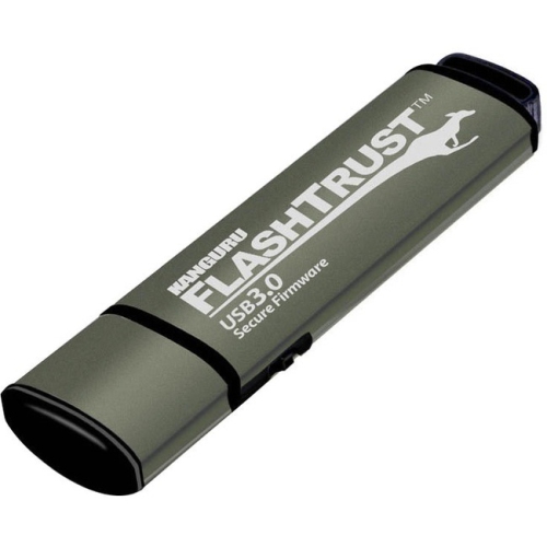 KANGURU  Flashtrust, Secure Firmware USB 3.0 Flash Drive W/write Protect, 128G Wp-Kft3-128G