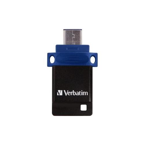 Verbatim 64GB Store 'n' Go Dual USB 3.0 Flash Drive for OTG Devices - TAA Compliant