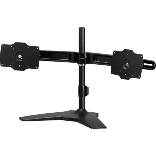 AMER NETWORKS Amer Mounts Stand Based Dual Monitor Mount for Two 24"-32" Lcd-Led Flat Panel Screens