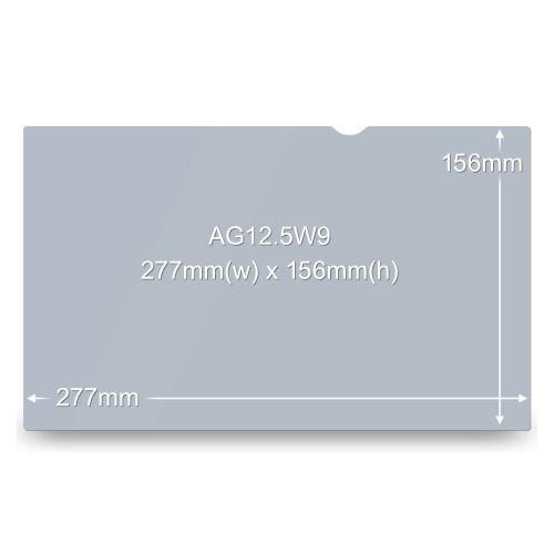 3m – Filtre antireflet pour ordinateur portatif Ag12,5 w9