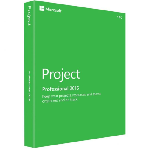 Microsoft Project 2016 professionnel - Boîte de clés