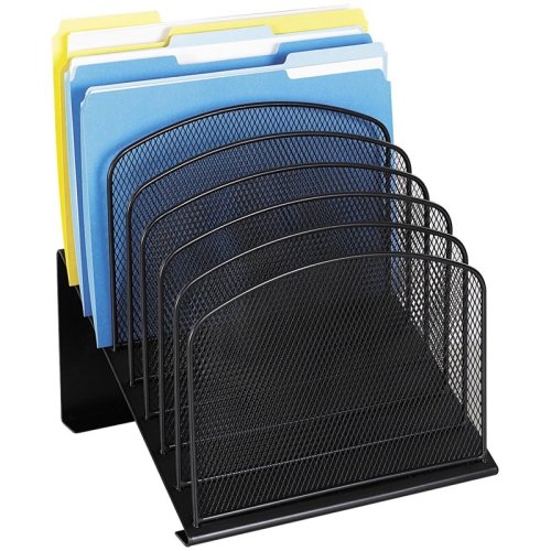 Safco Mesh Desk Slant Desktop Organizer