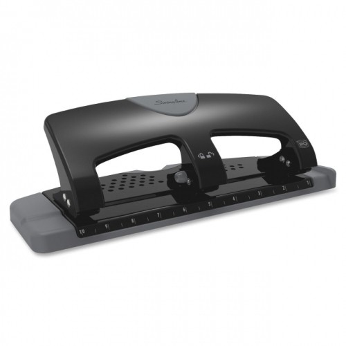Hole Puncher - New Black 74017 Plier Swingline 1 Hole Punch Low Force 20 Sheet Punch Capacity 
