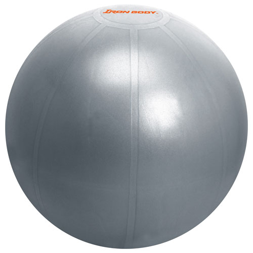Ballon d'exercice Pro d'Iron Body Fitness - 65 cm - Anthracite