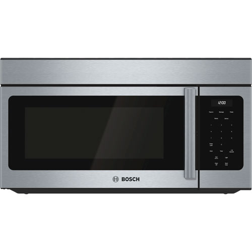 Bosch 300 Series Over-the-Range Microwave - 1.6 Cu. Ft - Stainless Steel