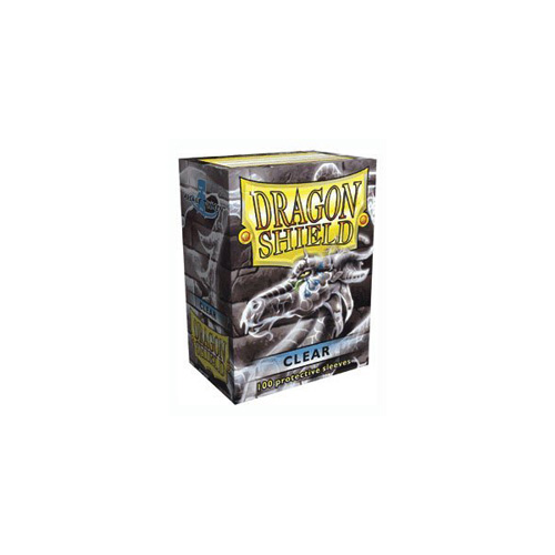 FANTASY FLIGHT GAMES  Dragon Shield Standard Sleeves - Clear (100)