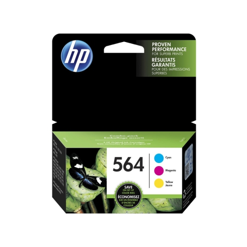 HP  564 Cmy Ink Crtg Combo 3-Pack (N9H57Fn#140) Best color ink