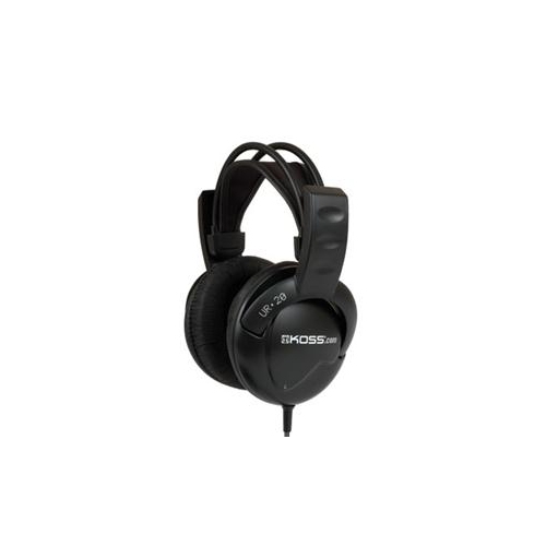 Koss - Headphone UR20 Over Ear Noise Isolating 8ft Cord Black