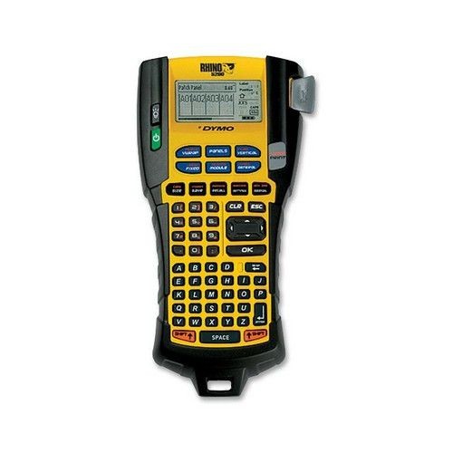 Dymo Rhino 5200 Industrial Labeling Tool. Includes Rhino 5200 And Carrying Case, 3/4