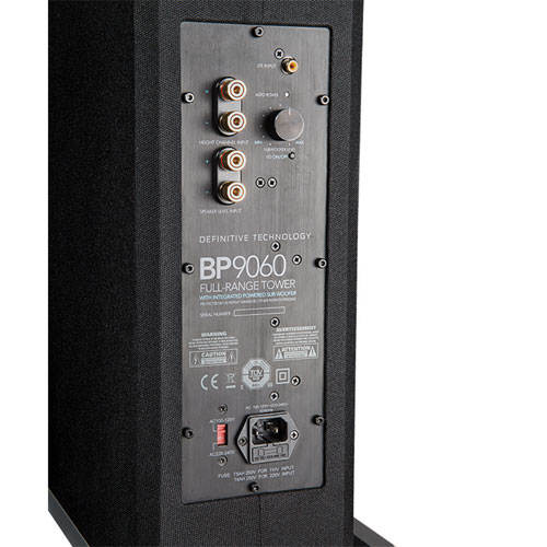 Haut-parleur colonne à 3 voies 300 watts BP-9060 de Definitive Technology - Unité - Noir piano