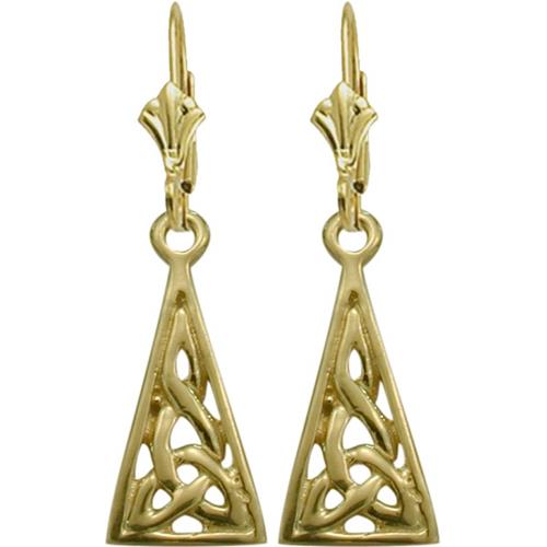 10 Karat Yellow Gold Celtic Earrings