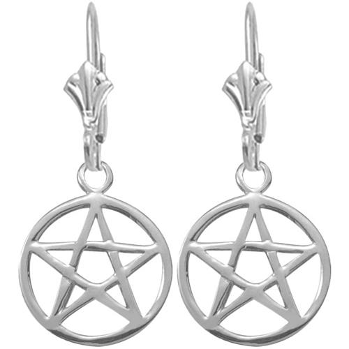 Genuine Sterling Silver Celtic Star Earrings