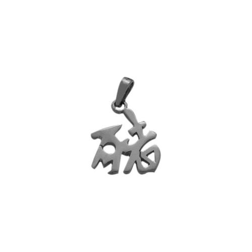 Elite Jewels 10 Karat White Gold Chinese PIG Zodiac Pendant