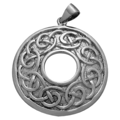 Traditional Elite Jewels Silver Celtic Knot Pendant with 18" chain