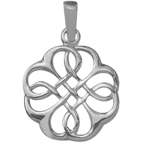 Genuine Celtic Sterling Silver Knot Pendant with 18" chain
