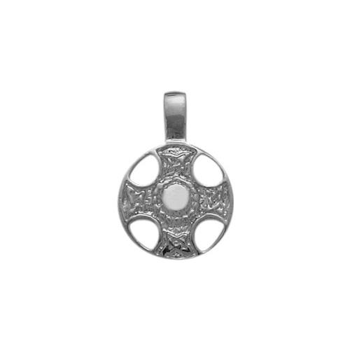 Elite Jewels Silver Celtic Shield Pendant with 18" chain