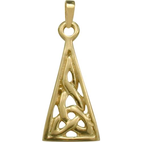 Small Elite Jewels 10 Karat Yellow Gold Celtic Pendant with 18" chain