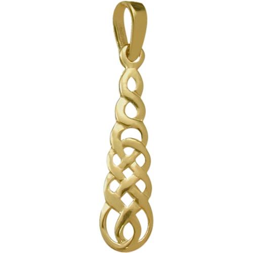 Celtic Elite Jewels 10 Karat Yellow Gold Pendant with 18" chain