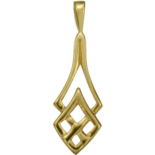 Elite Jewels 10 Karat Celtic Yellow Gold Pendant wih 18" chain
