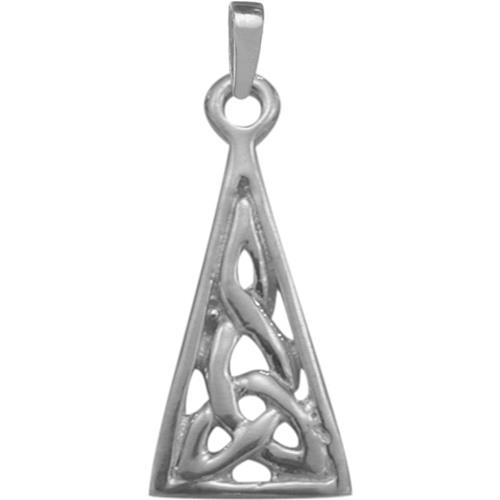 Traditional Celtic Sterling Silver Pendant with 18" chain