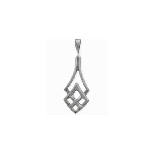 Elite Jewels Silver Celtic Pendant With 18 Inch Chain