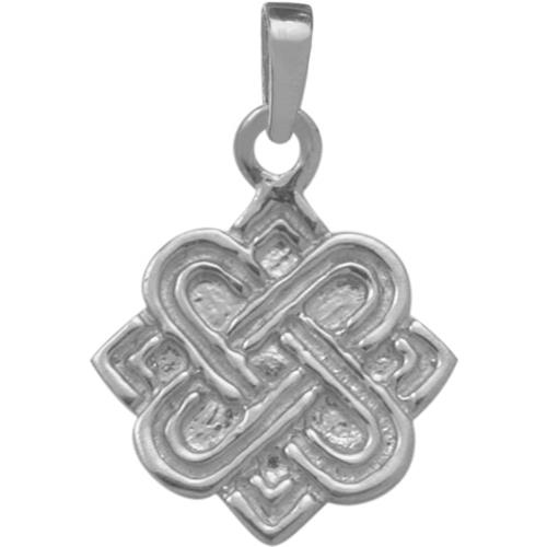 Elite Jewels Silver Four Point Celtic Knot Pendant With 18 Inch Chain