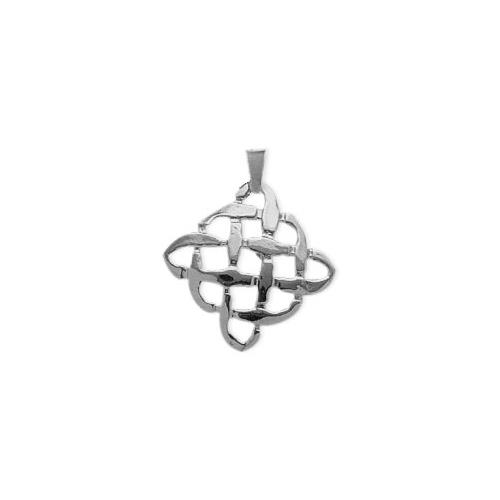 Elite Jewels Silver Celtic Knot Pendant With 18 Inch Chain