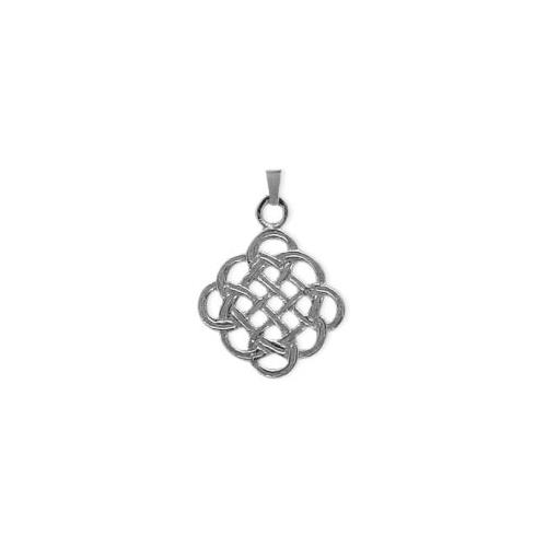 Celtic Elite Jewels Silver Knot Pendant With 18 Inch Chain