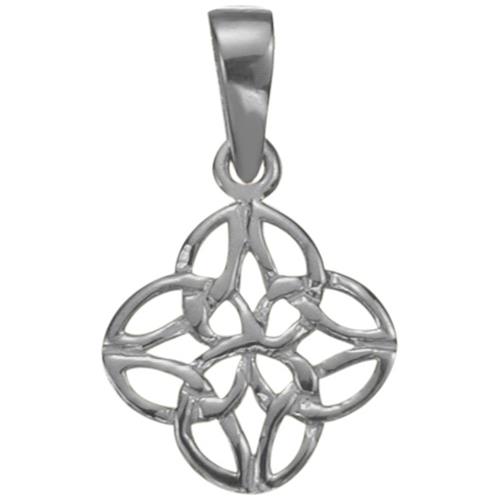 Celtic Knot Elite Jewels Silver Pendant With 18 Inch Chain