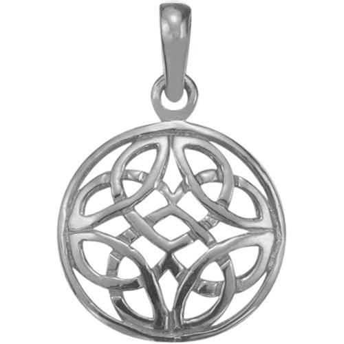 Elite Jewels Silver Celtic Knot Design Pendant With 18 Inch Chain