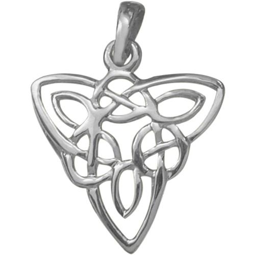Designer Elite Jewels Silver Celtic Knot Pendant With 18 Inch Chain