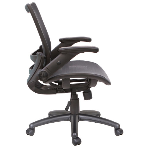 TygerClaw Ergonomic Mid-Back Mesh Task Chair - Black