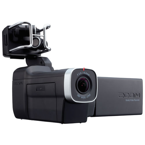 Zoom Q8 HD Flash Memory Camcorder & Four-Track Audio Recorder - Black