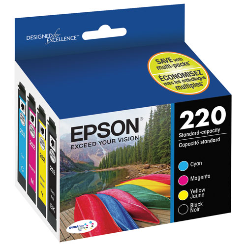 EPSON DURABrite Ultra T220 Colour Ink 4 Pack