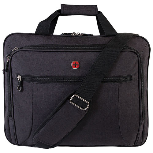 Swiss Gear 17.3&quot; Laptop Case - Grey : Laptop Bags - Best Buy Canada