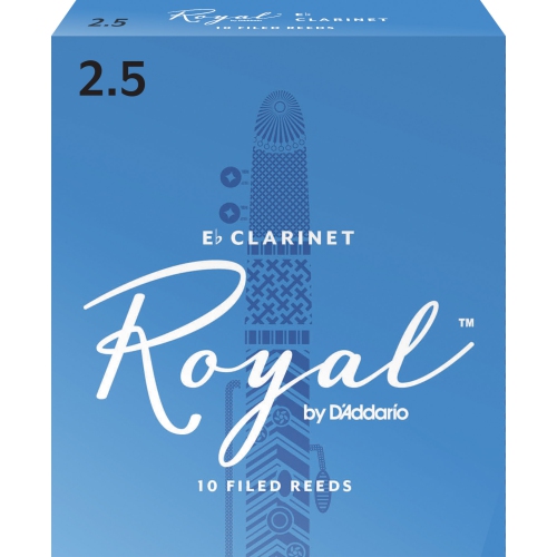 Royal Eb Clarinet Reeds - #2.5, 10 Box