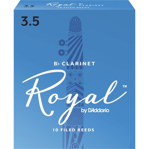 Royal Bb Clarinet Reeds - #3.5, 10 Box