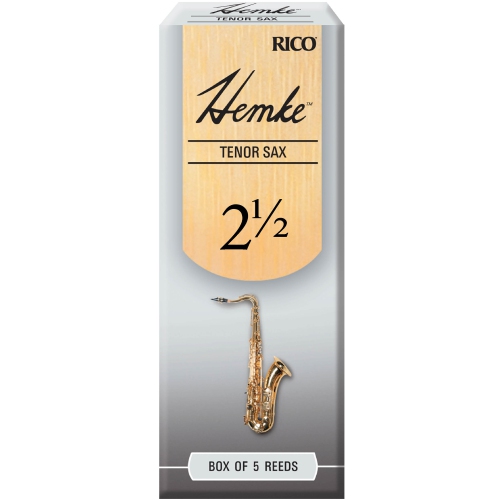 Hemke Tenor Saxophone Reeds - #2.5, 5 Box