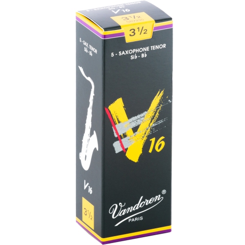 Vandoren V16 Tenor Saxophone Reeds - #3.5, 5 Box